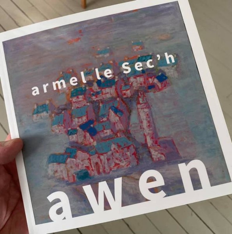couverture d'Awen, recueil de peintures d’Armel Le Sec'h.